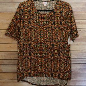 LuLaRoe Irma tunic shirt, size XS, geometric